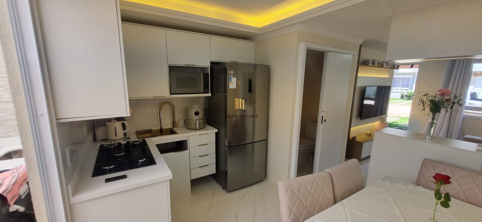 Ótimo sobrado em condomínio fechado com 2 dormitórios á venda bairro Vila Nova