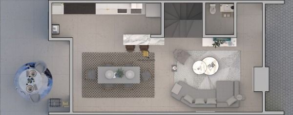 Casa Condominio em Porto Alegre, no bairro Campo Novo, com 3 dormitório(s), e 3 