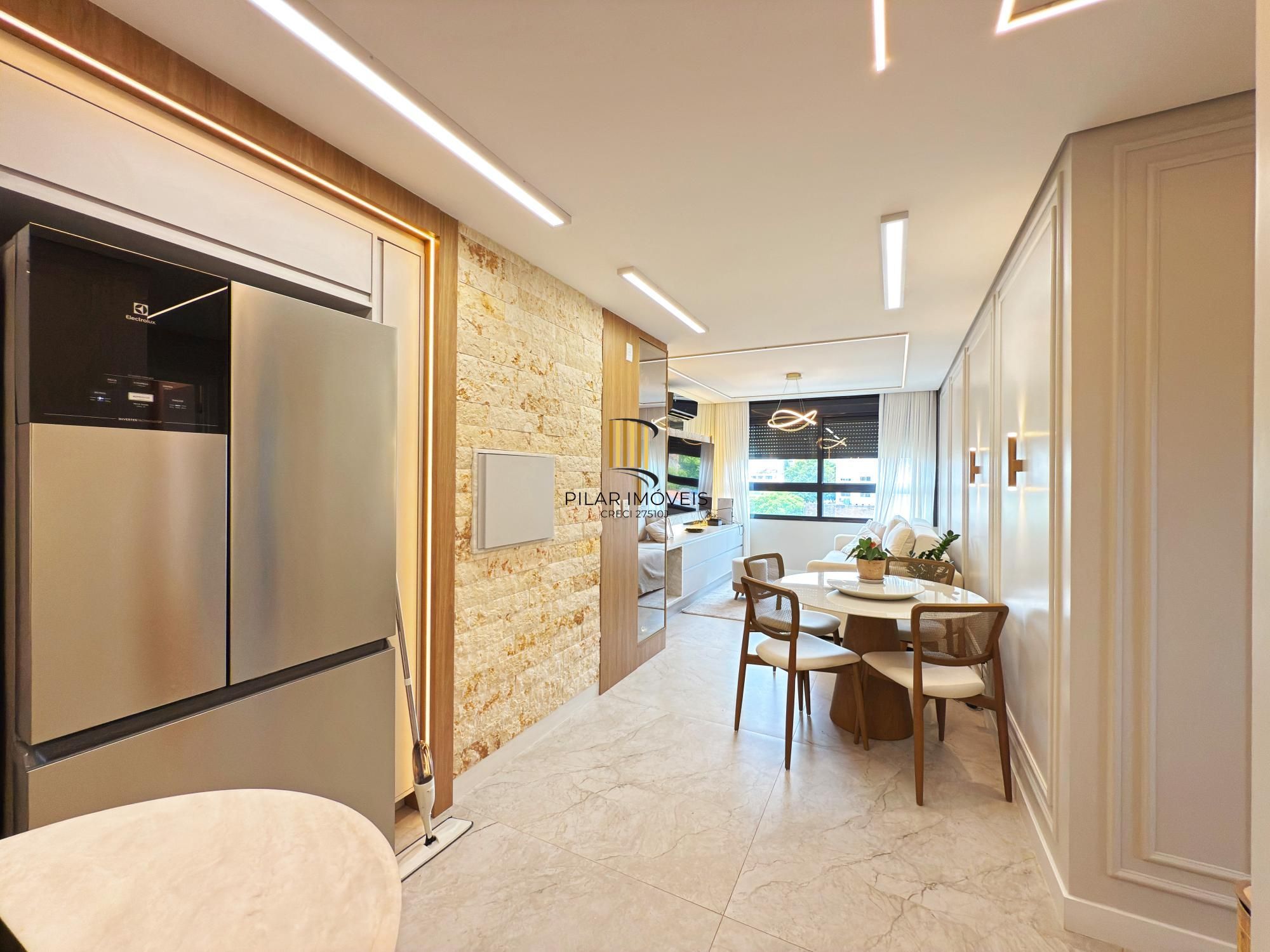 Apartamento novo semimobiliado no Cristal