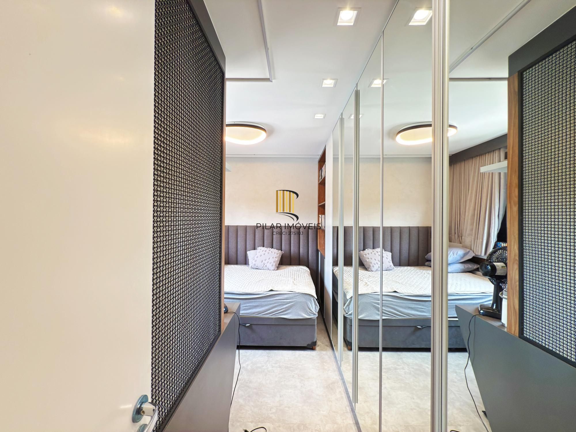 Apartamento novo semimobiliado no Cristal