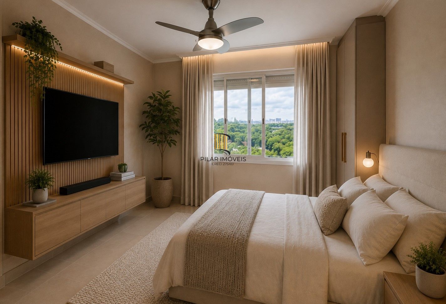 Apartamento 3 Quartos Reformado | Vista Norte | Próx. Iguatemi e PUCRS