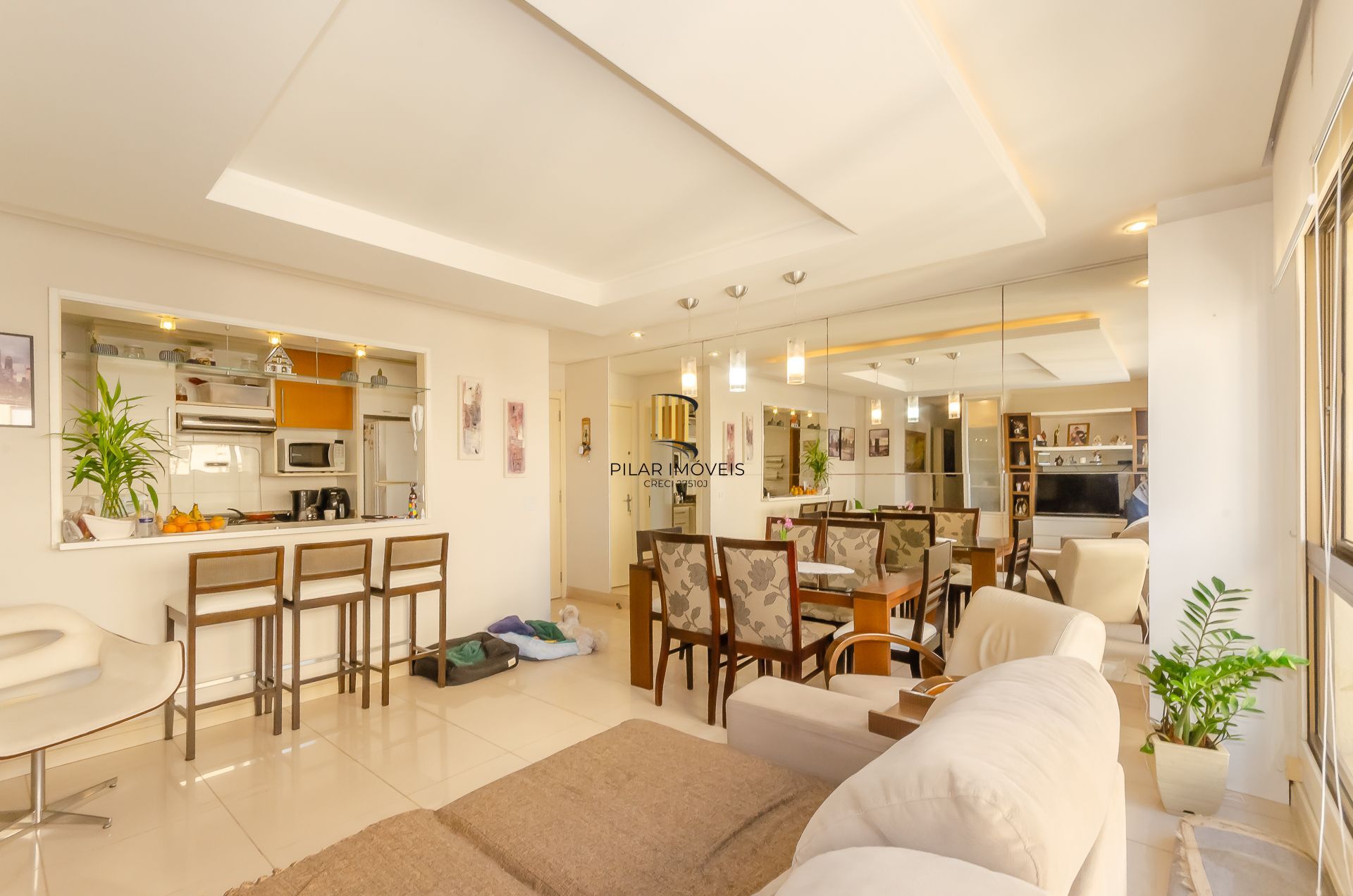 Santa Barbára Apartamento mobiliado de 3 dormitórios no bairro Passo da Areia
