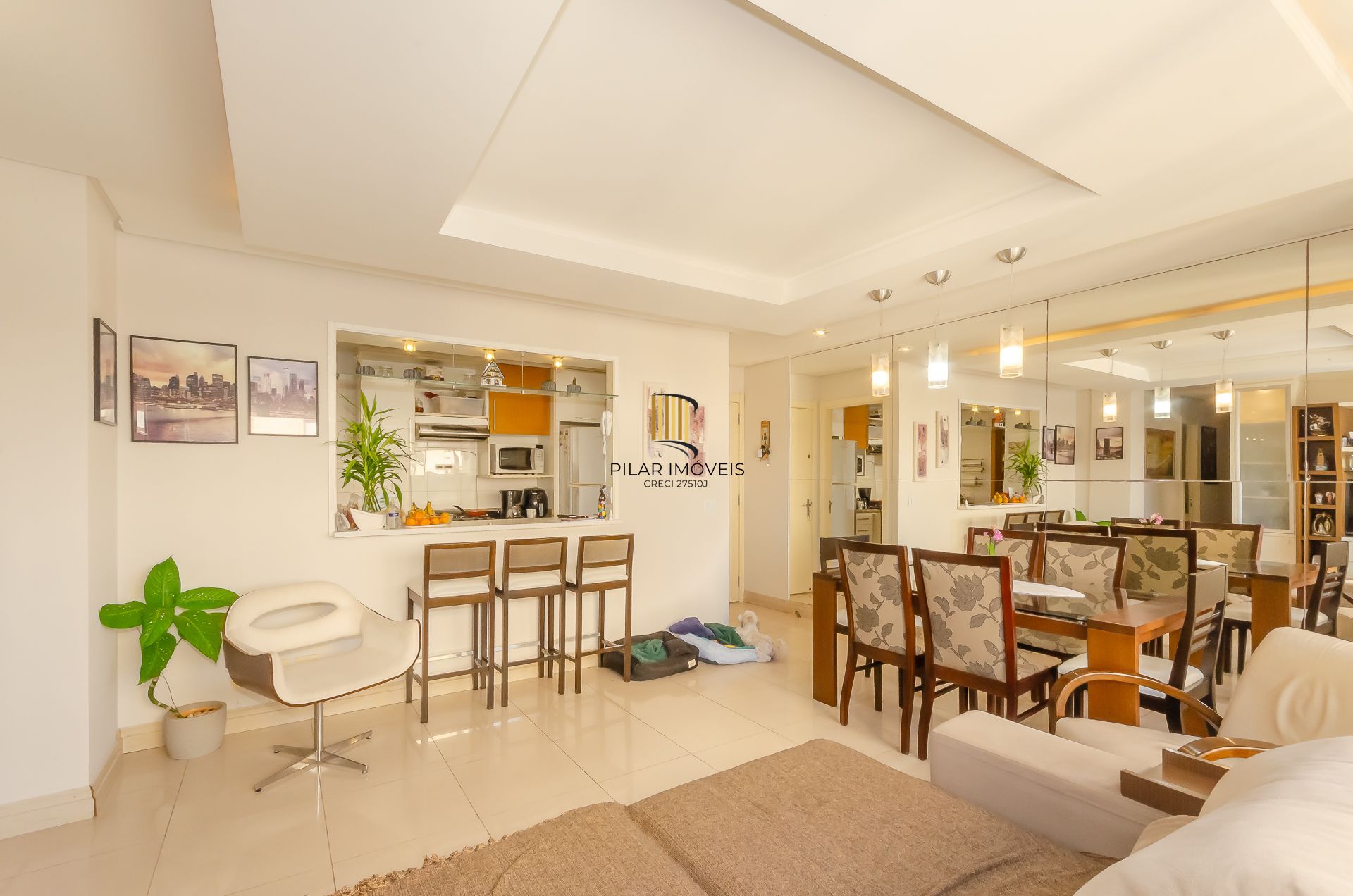 Santa Barbára Apartamento mobiliado de 3 dormitórios no bairro Passo da Areia