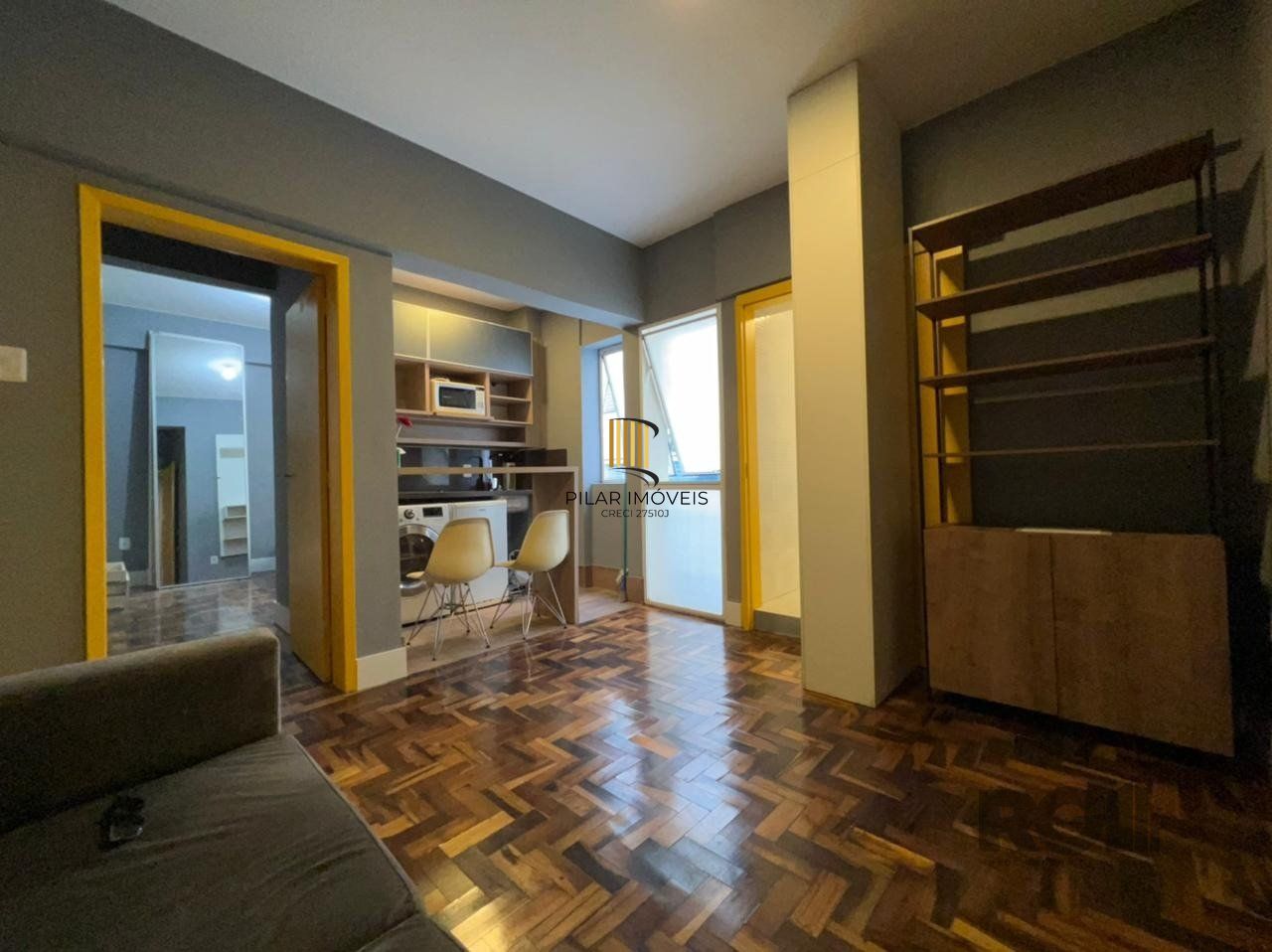 Apartamento de 1 quarto, todo mobiliado inclusive eletros - Pilar Imóveis