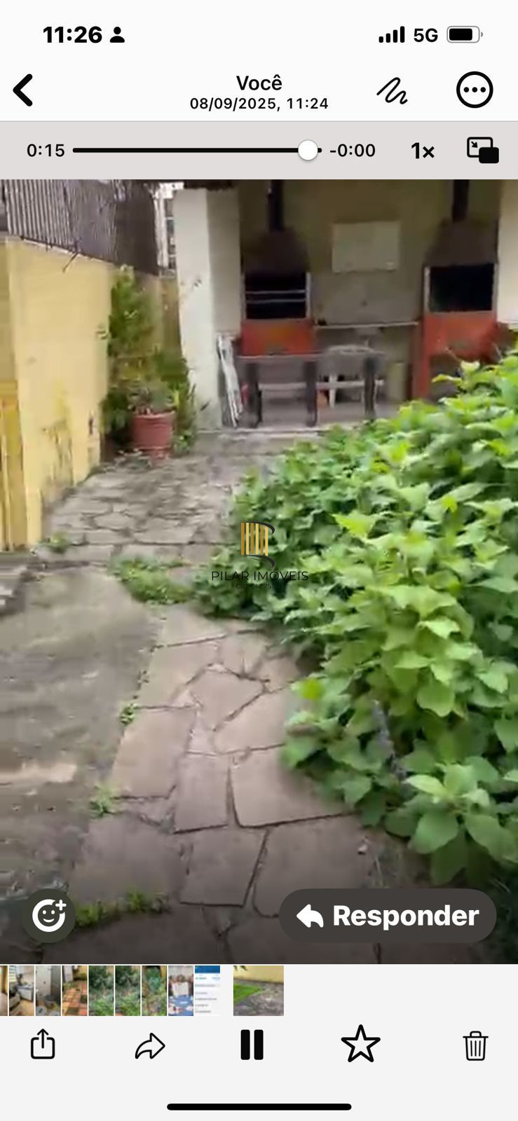 JK térreo, com espaço garden de aproximadamente 40m², Bairro Azenha, Porto Alegre/RS