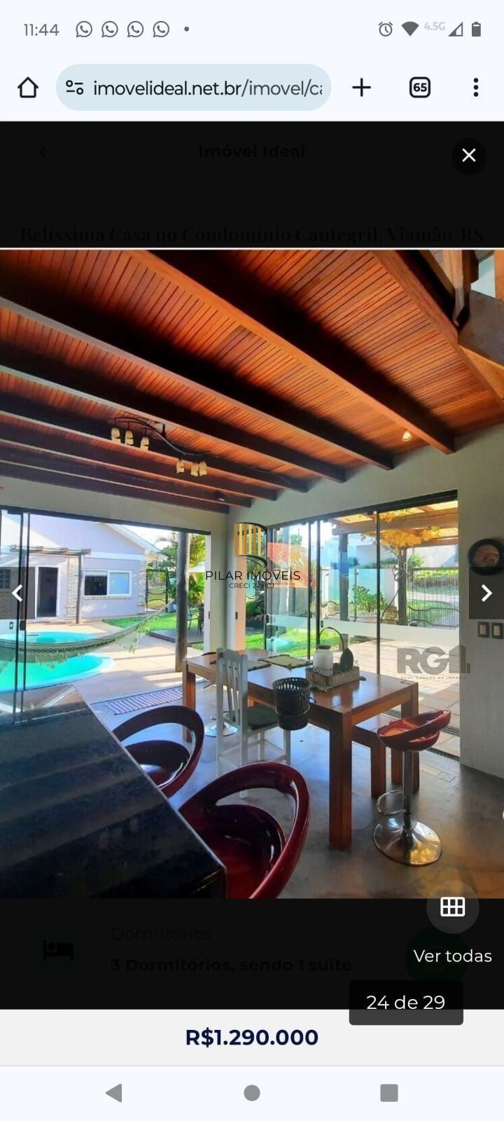 Casa 3 dormitórios no bairro São Lucas