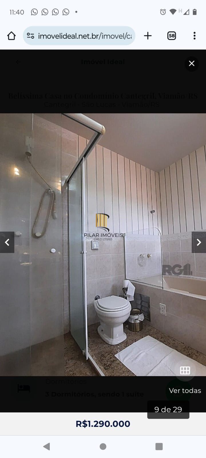 Casa 3 dormitórios no bairro São Lucas