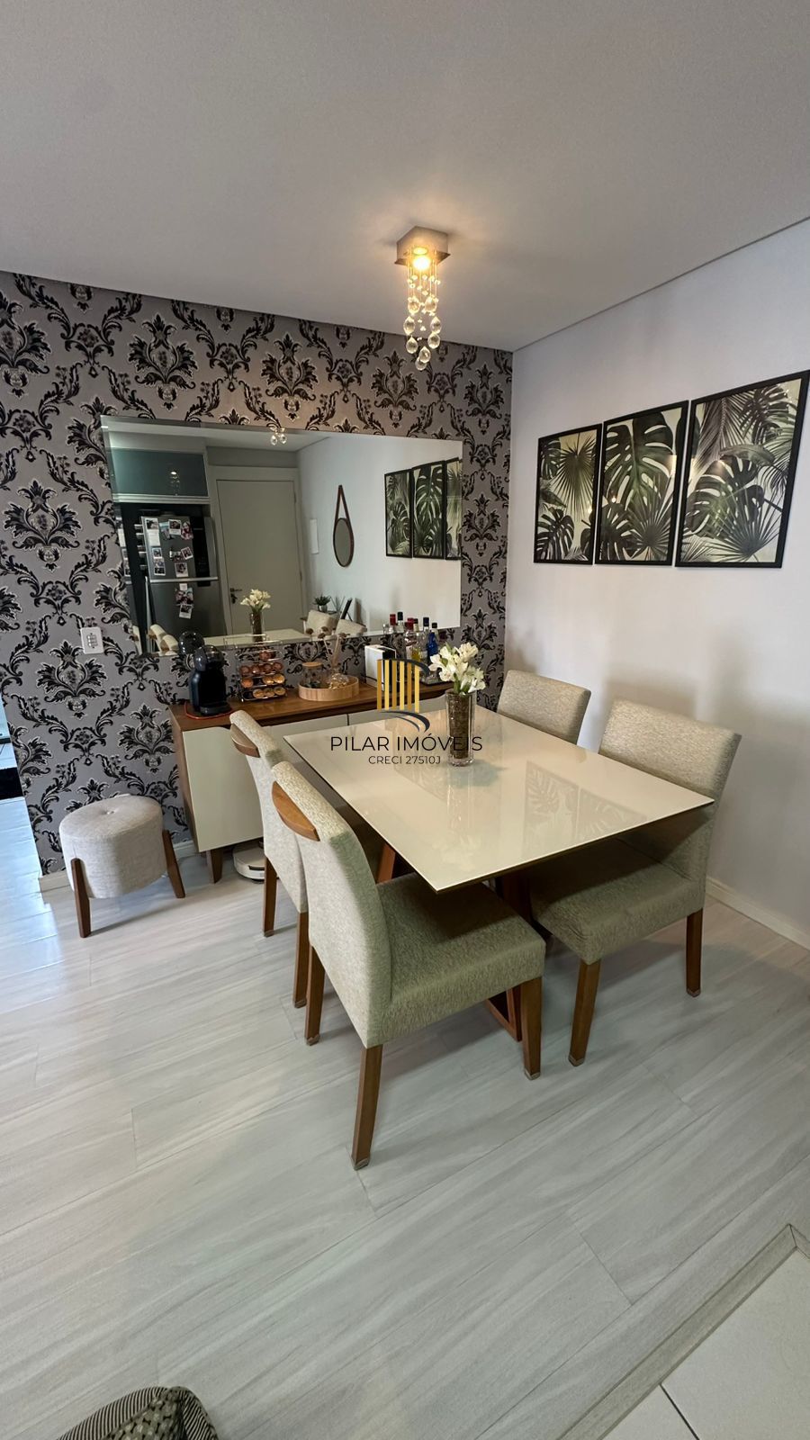 Apartamento mobiliado/ 2 dormitorios/ Centro Canoas/