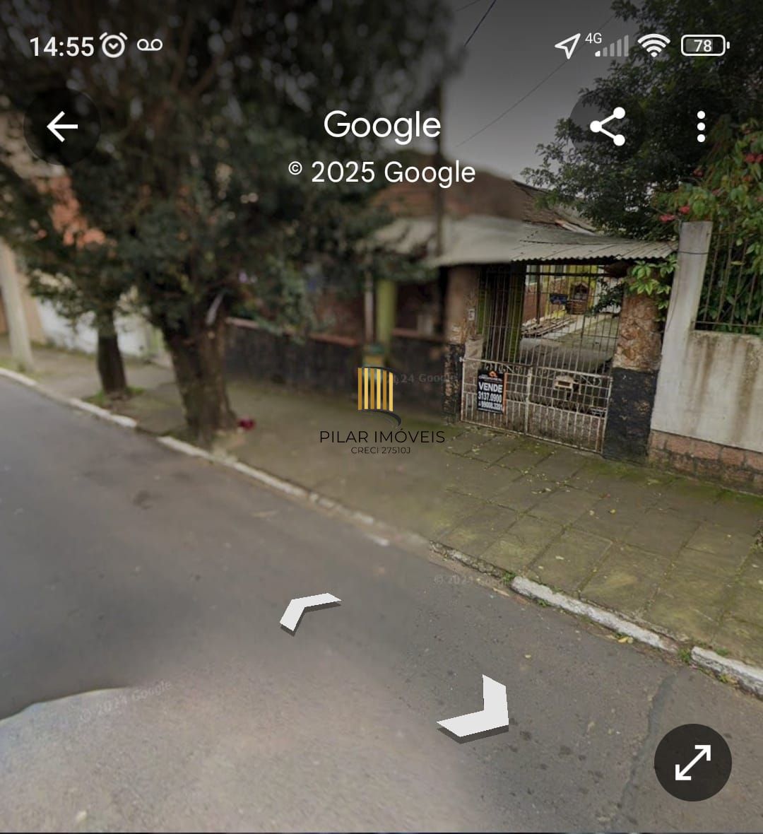 Terreno de esquina a venda na rua Monte Castelo/Canoas - Pilar Imóveis