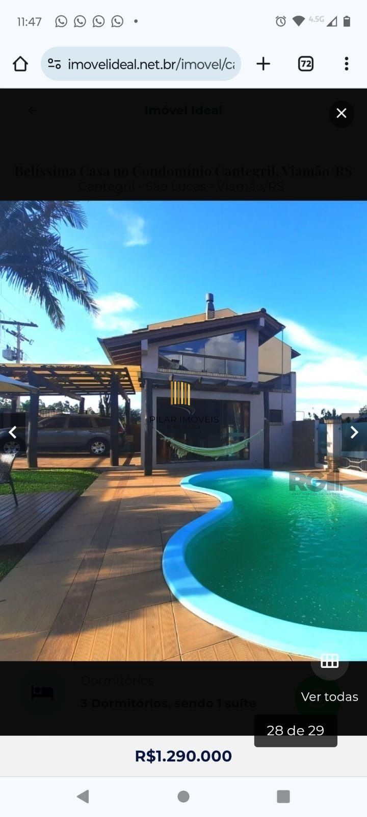 Casa 3 dormitórios no bairro São Lucas