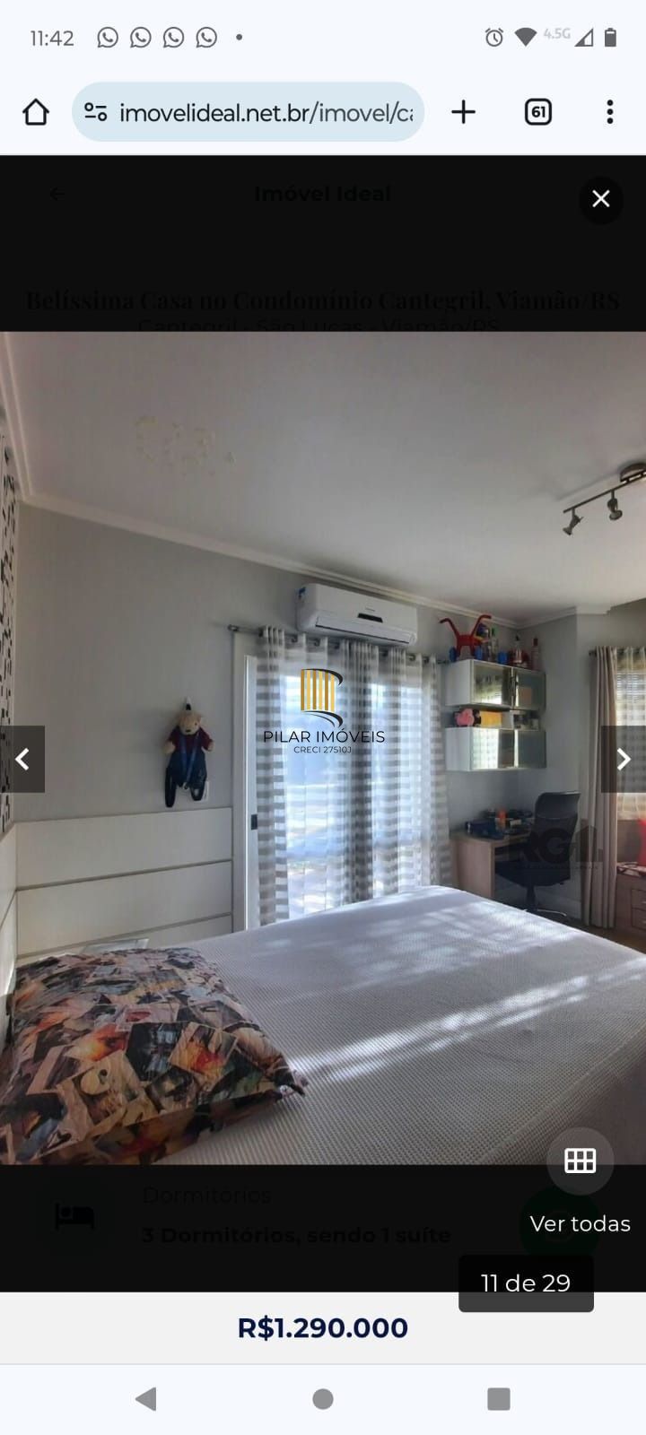 Casa 3 dormitórios no bairro São Lucas
