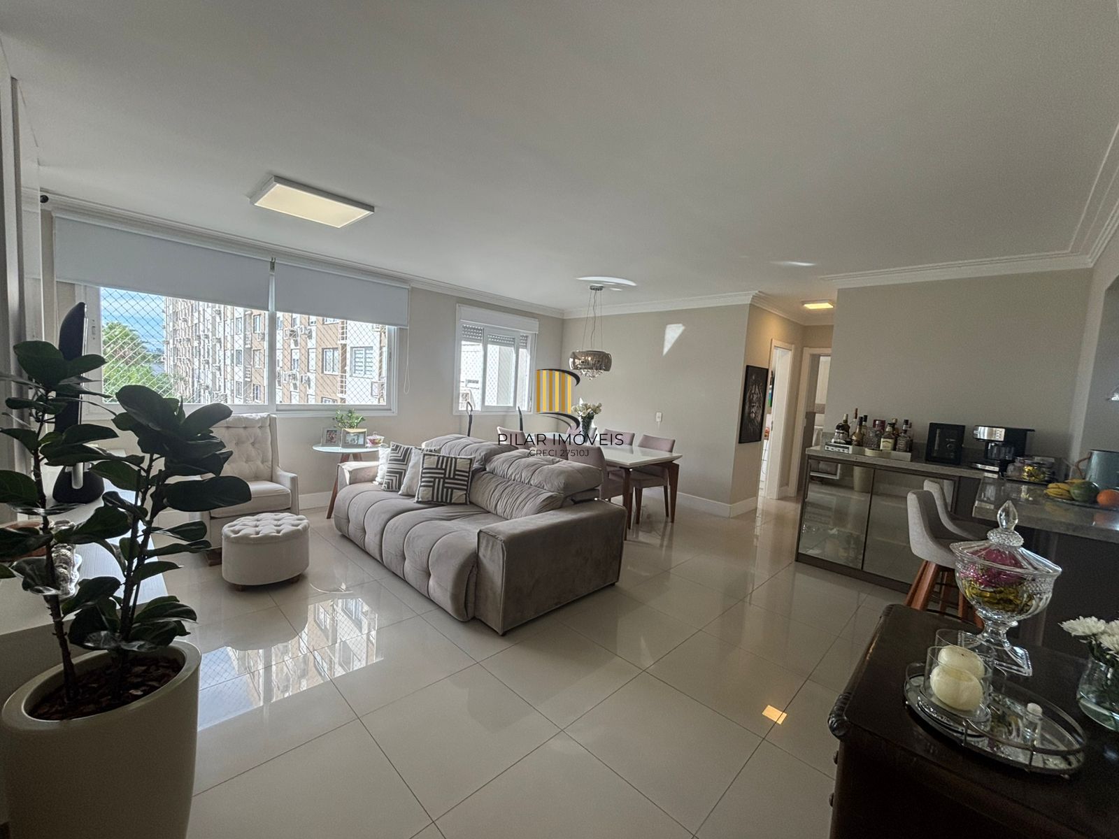 Apartamento no Vida Viva Club, no bairro Marechal Rondon, 3 dormitórios, sendo 01 suíte, living estendido - Pilar Imóveis