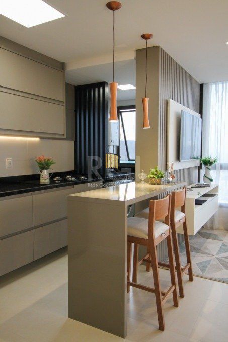 Apartamento para Venda - 65.15m², 2 dormitórios, sendo 1 suites, 1 vaga - Centro