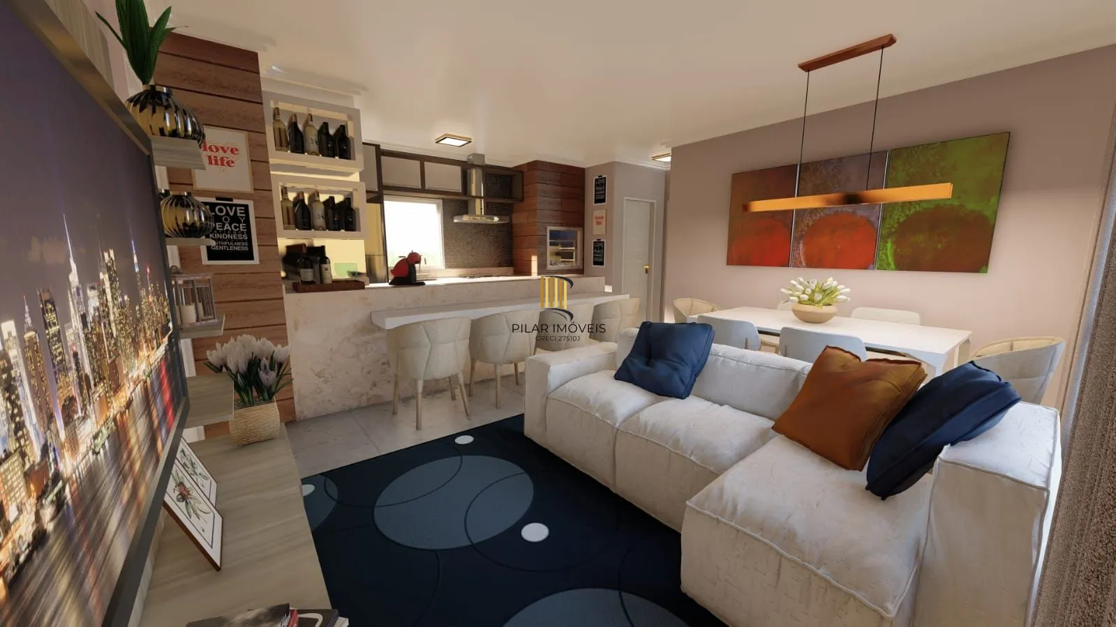 Apartamento 2 dormitórios no bairro Niterói