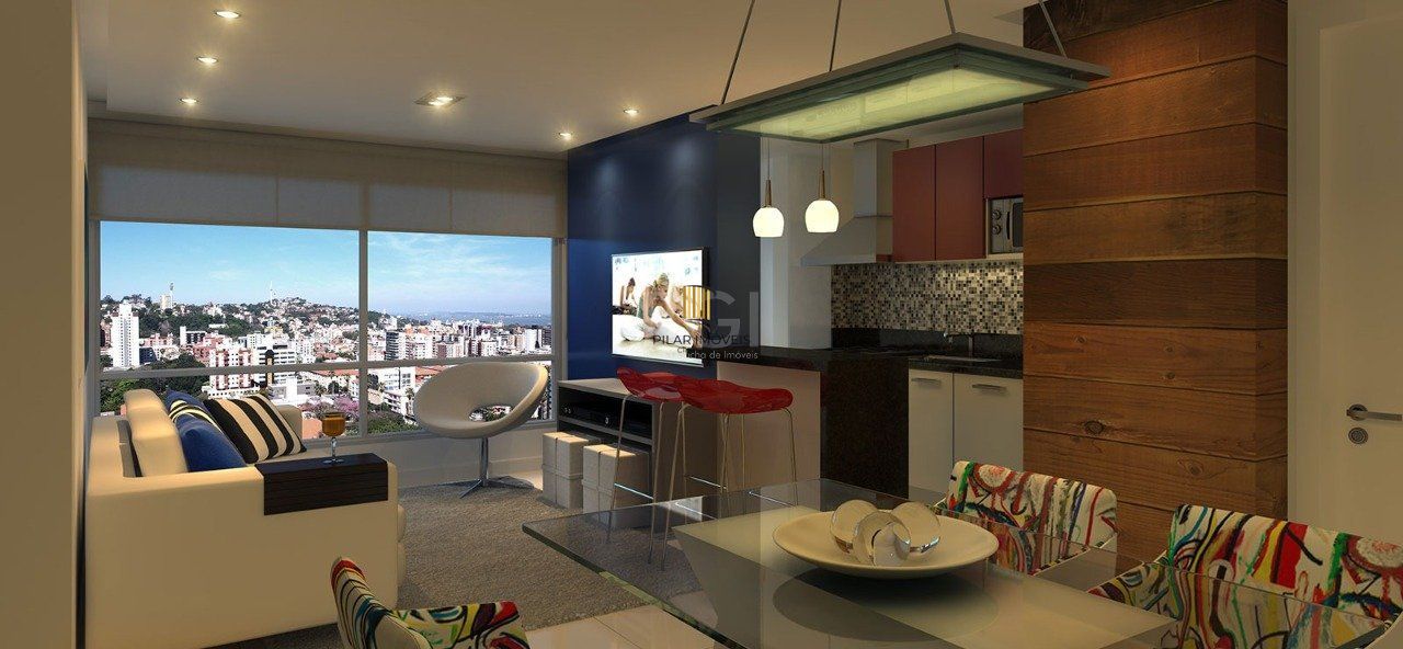 Apartamento para Venda - 53.97m², 1 dormitório, 1 vaga - Três Figueiras
