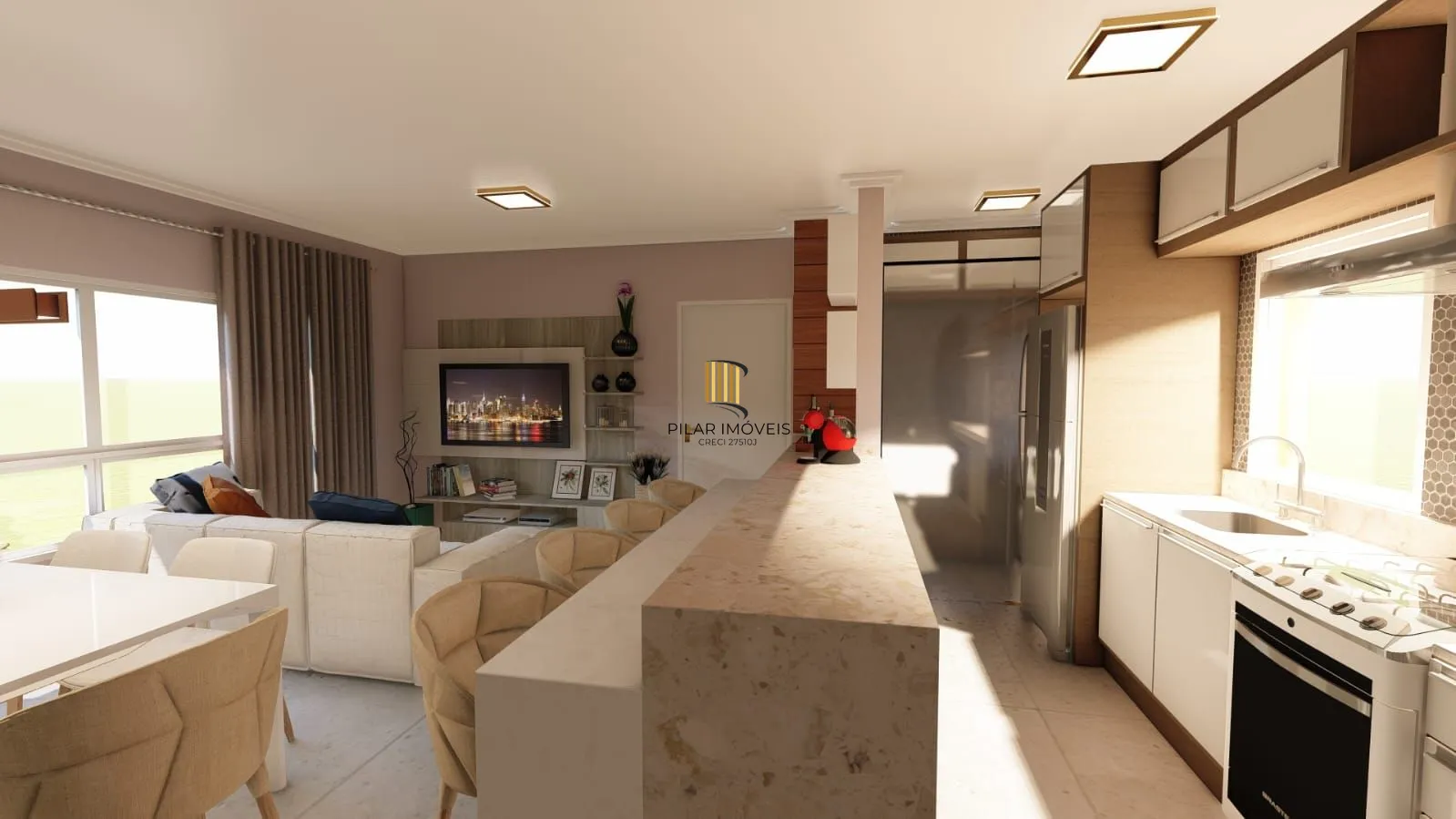 Apartamento 2 dormitórios no bairro Niterói