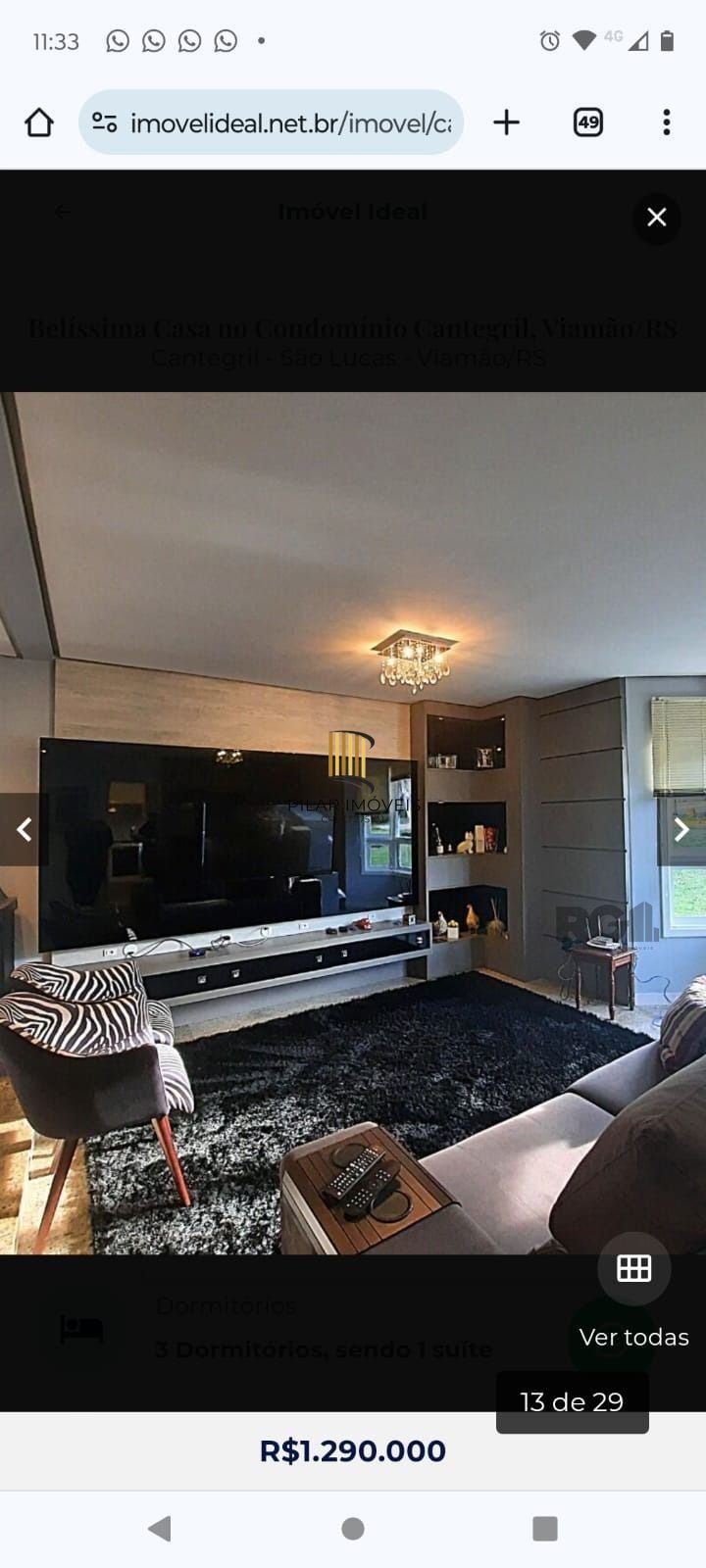 Casa 3 dormitórios no bairro São Lucas