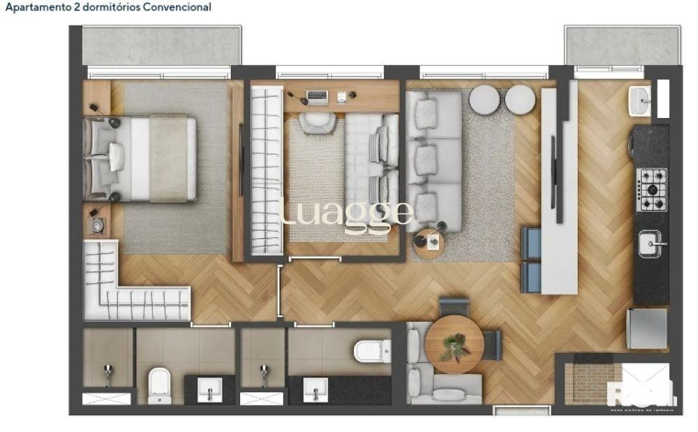 Apartamento, 3 quartos, 91 m² - Foto 3