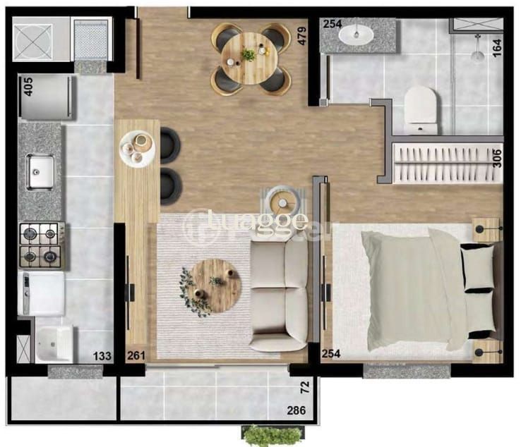 Apartamento à venda com 1 quarto, 37m² - Foto 20