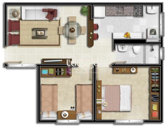 Apartamento, 2 quartos, 60 m² - Foto 8