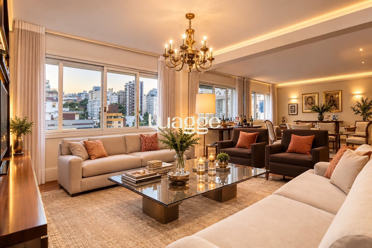 Apartamento de 210 m², um por andar, no Rio Branco