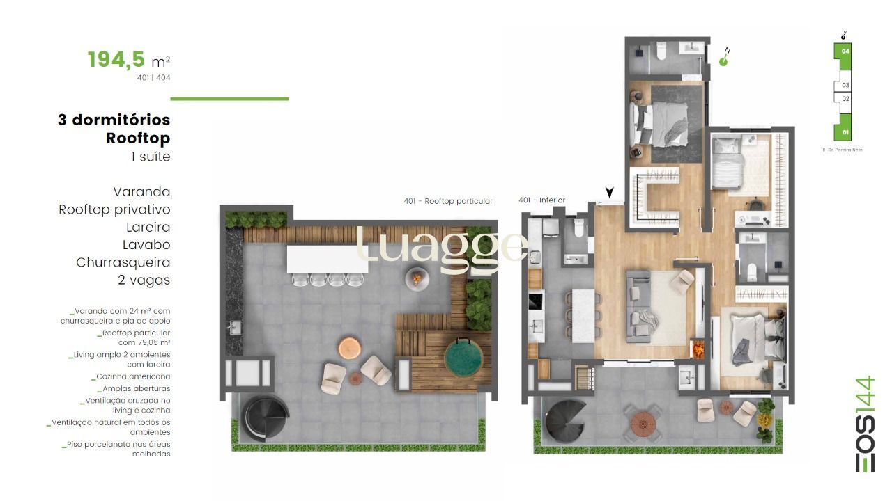 Cobertura à venda com 3 quartos, 197m² - Foto 9