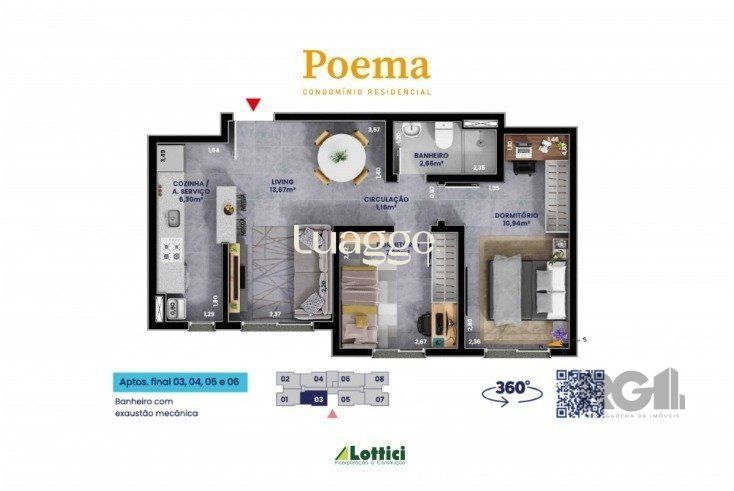 Apartamento à venda com 2 quartos, 51m² - Foto 22