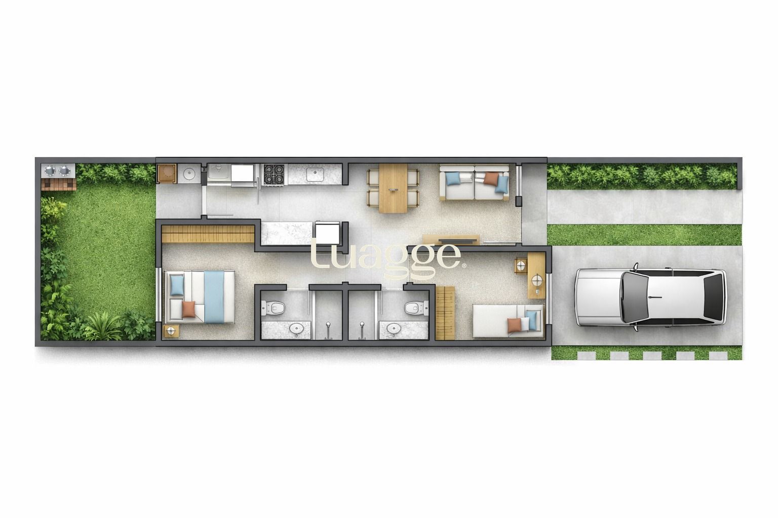 Casa, 2 quartos, à venda, 55 m², Aberta dos Morros - Porto Alegre — foto 2