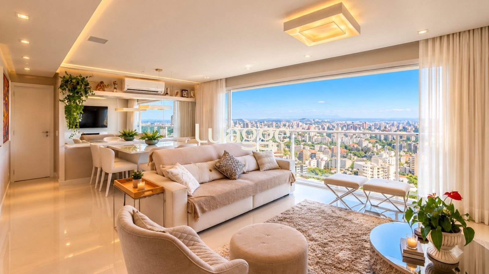 Apartamento 3 Suítes Mobiliado com Vista para o Guaíba