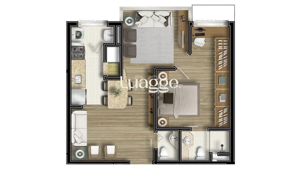 Apartamento à venda com 1 quarto, 44m² - Foto 20