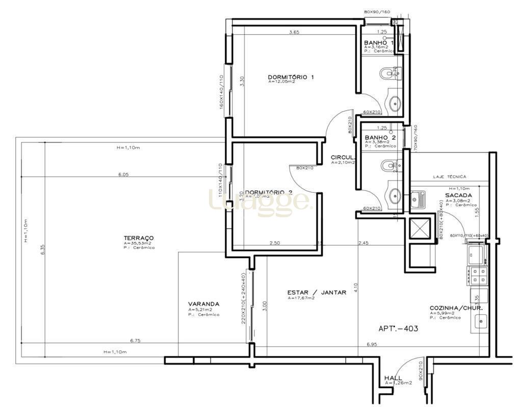 Apartamento à venda com 2 quartos, 116m² - Foto 13