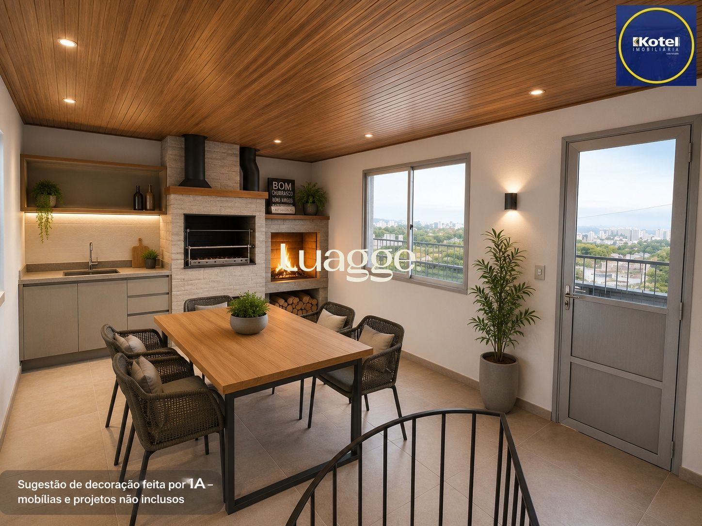 Sugestão de decoração por IA - Mobílias e projeto NÃO inclusos