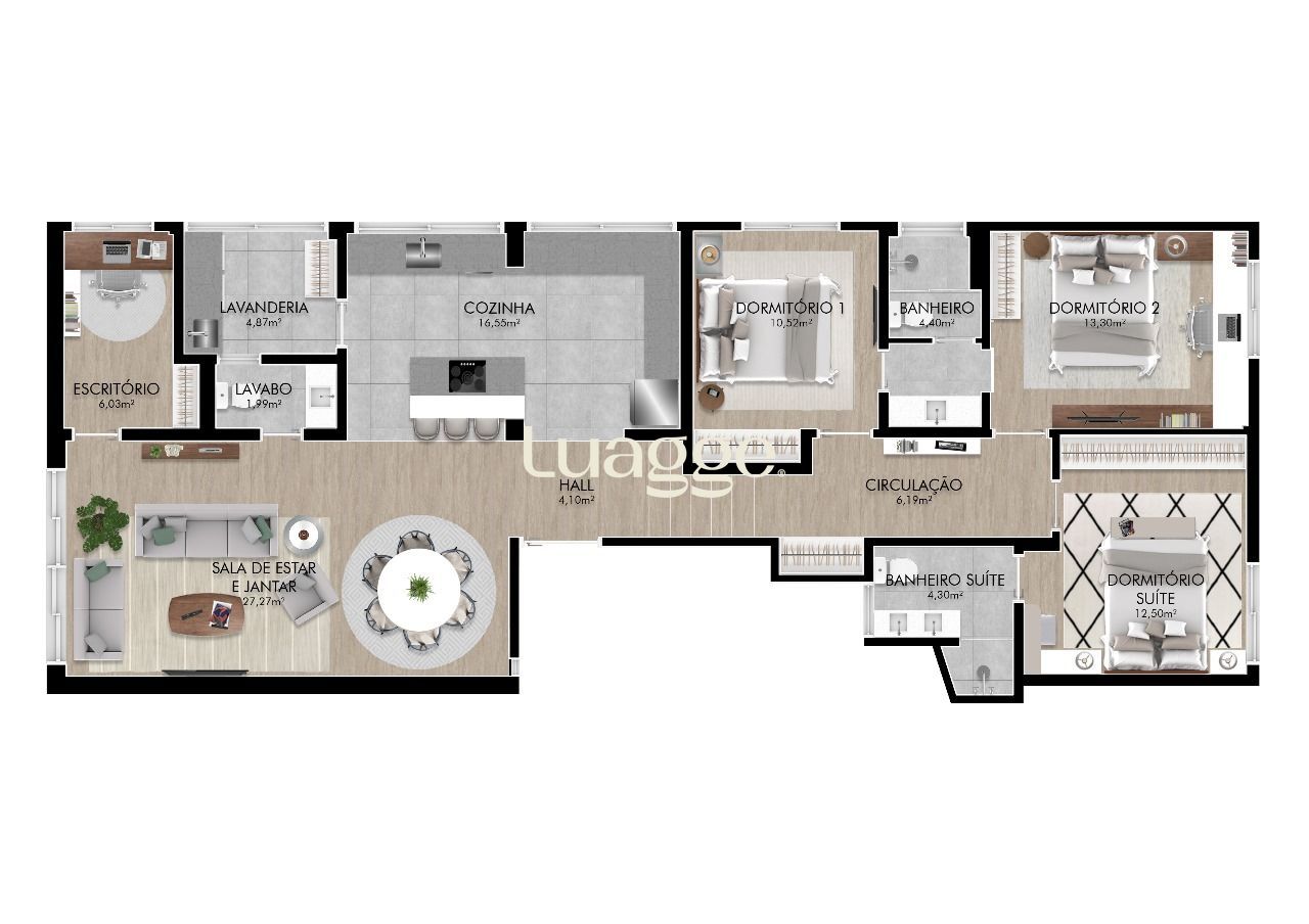 Apartamento, 3 quartos, 134 m² - Foto 8