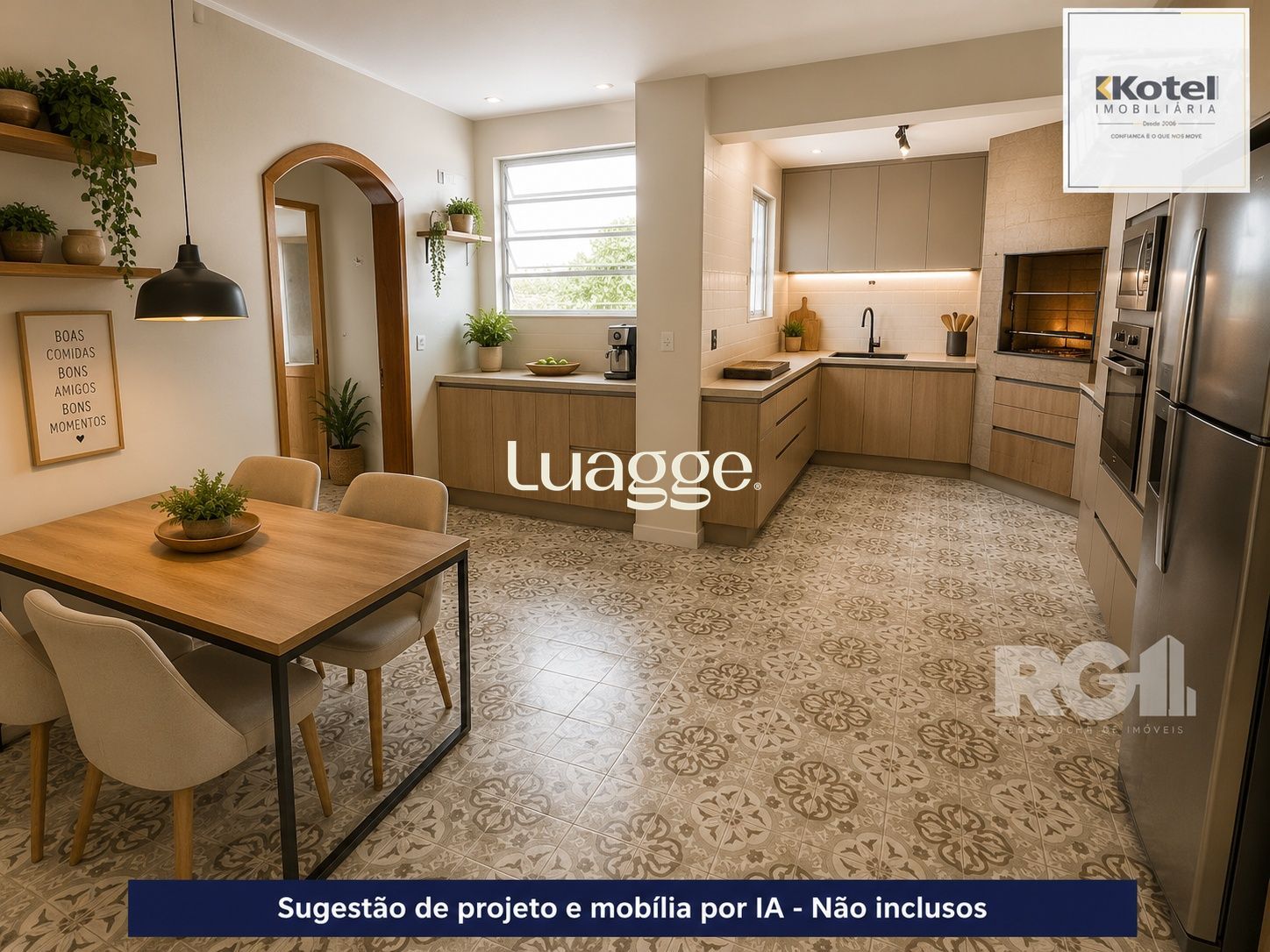 Sugestão de decoração por IA - Mobílias e projetos NÃO INCLUSOS