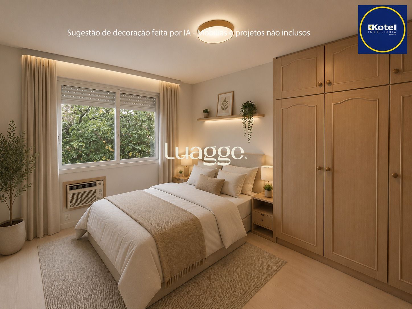 Sugestão de decoração por IA - Projeto e mobílias não inclusos