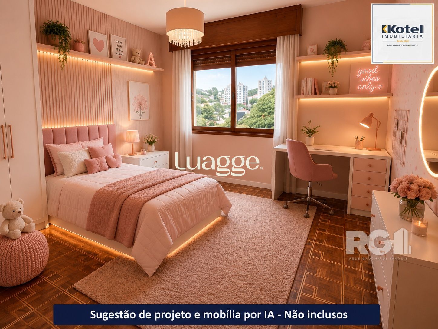 Sugestão de decoração por IA - Mobílias e projetos NÃO INCLUSOS