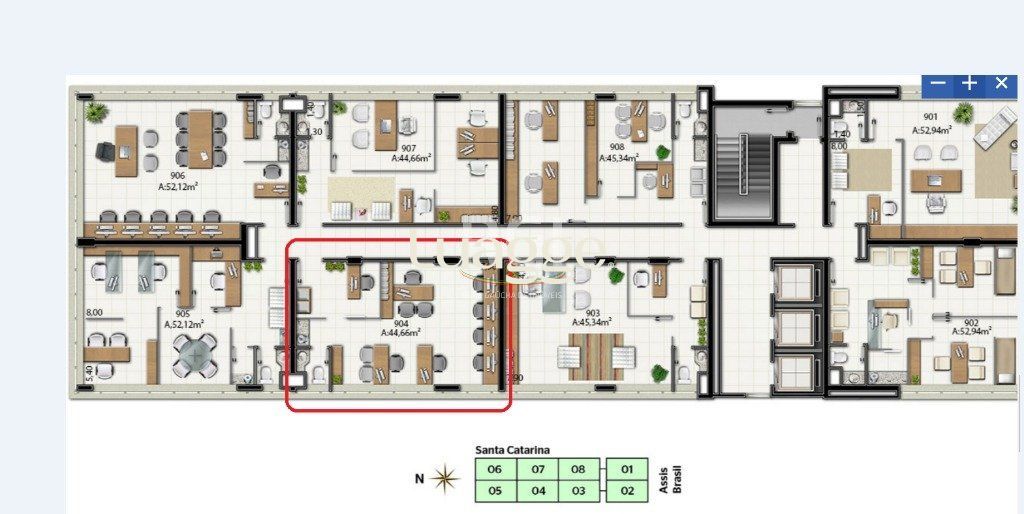 Conjunto Comercial-Sala à venda, 43m² - Foto 6