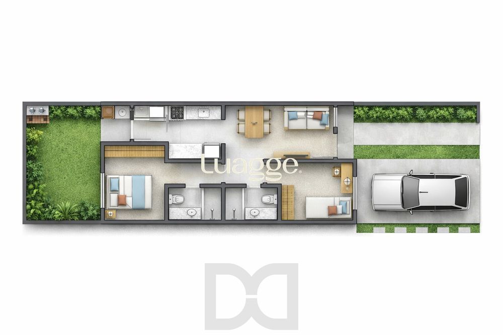 Casa, 2 quartos, à venda, 56 m², Aberta dos Morros - Porto Alegre — foto 2