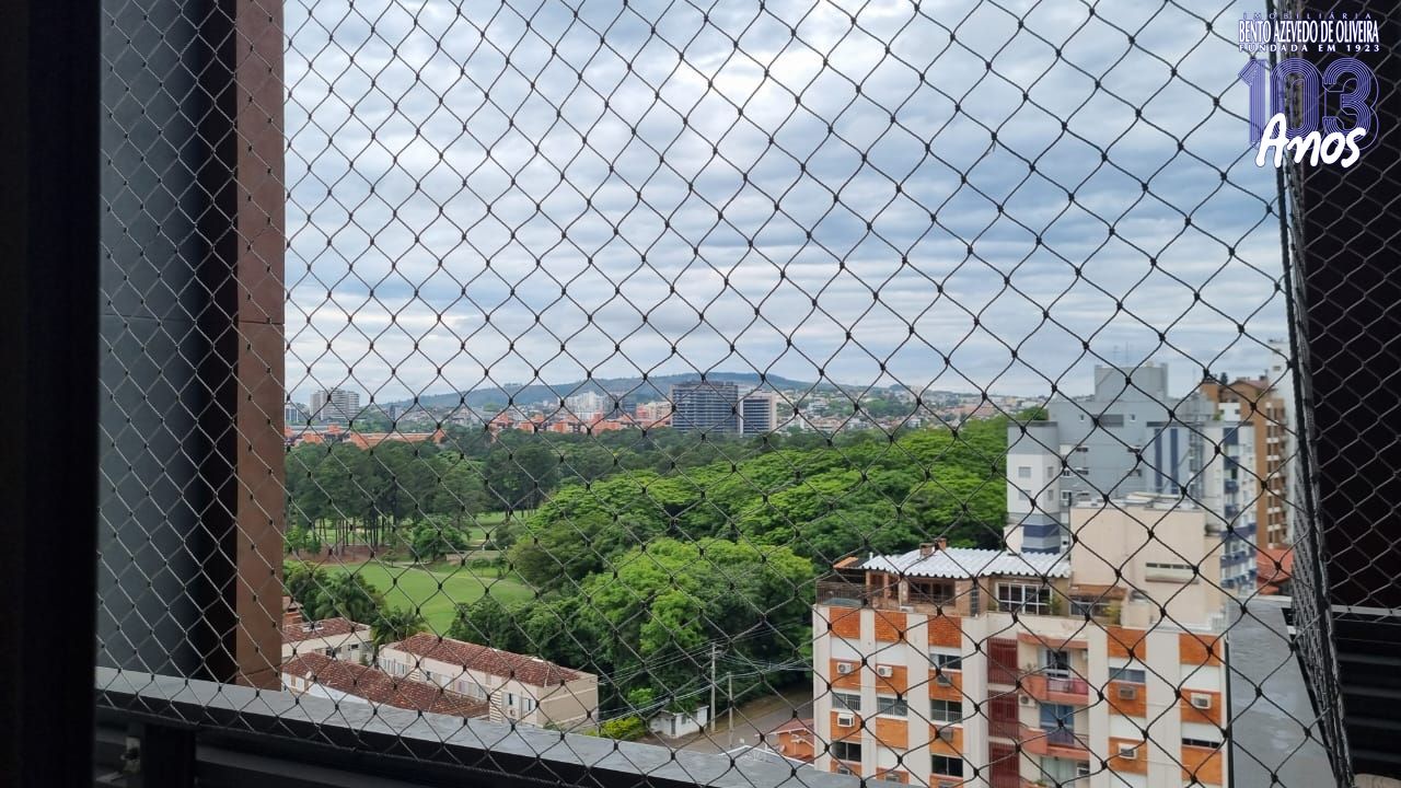 Vista do campo do Contry Club da janela da cozinha