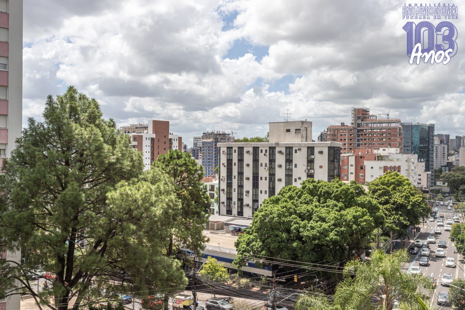 Vista da janela do apartamento