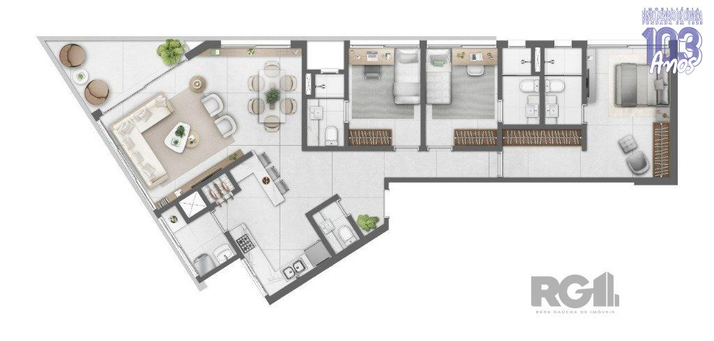 Apartamento, 1 quarto, 53 m² - Foto 8