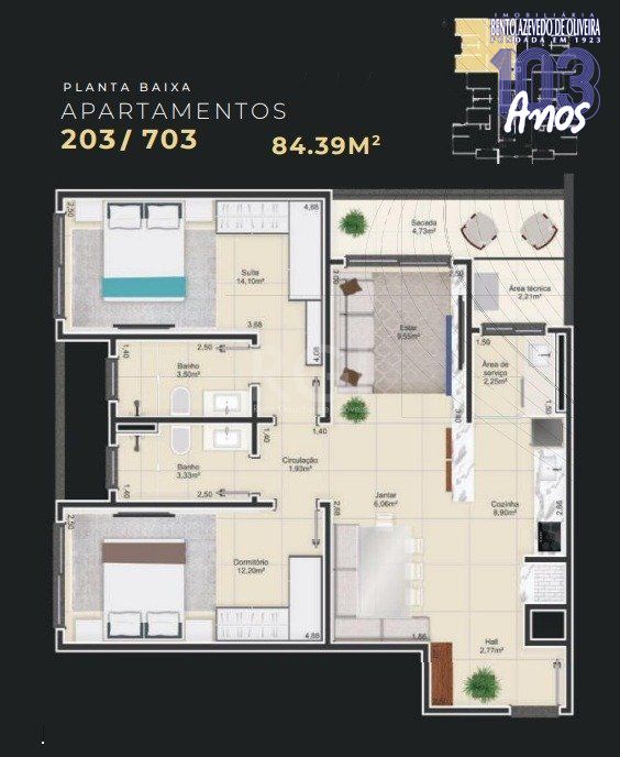 Apartamento, 2 quartos, 84 m² - Foto 16