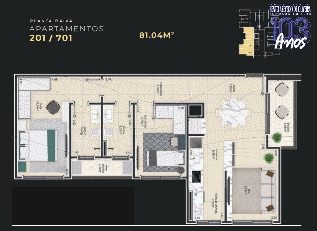 Apartamento, 2 quartos, 94 m² - Foto 16