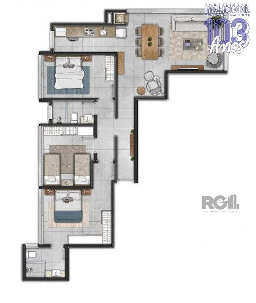 Apartamento, 3 quartos, 106 m² - Foto 10