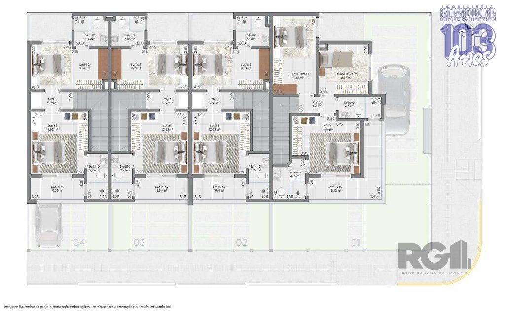 Sobrado, 2 quartos, 98 m² - Foto 7