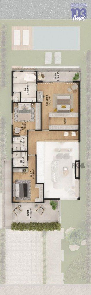 Casa de Condomínio, 4 quartos - Foto 7