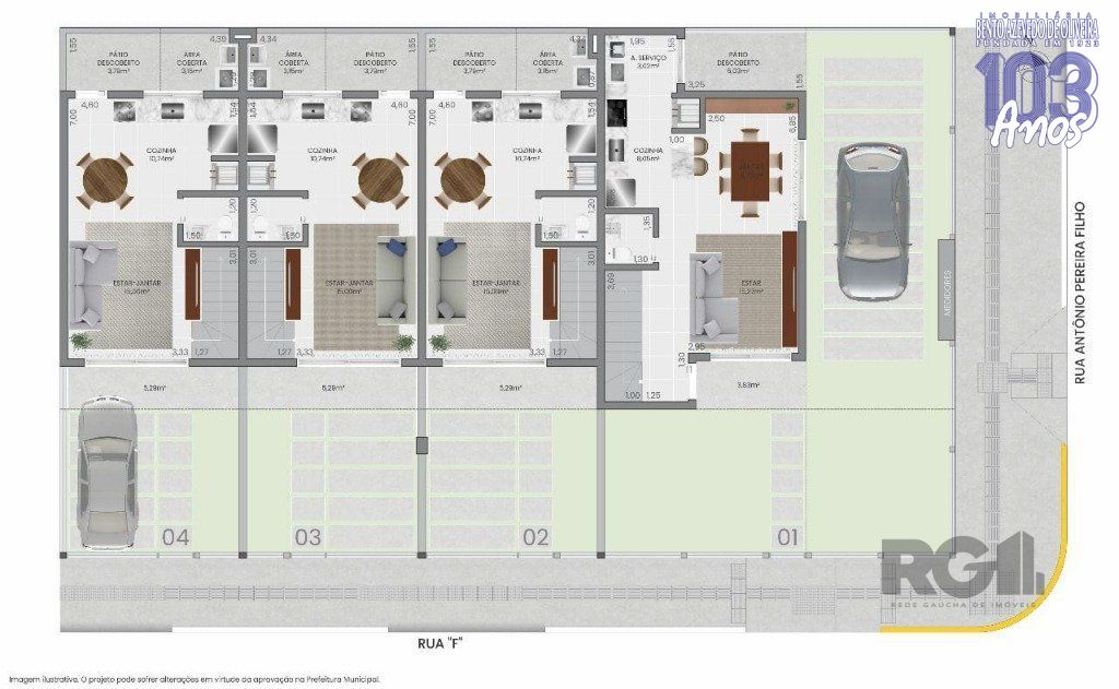Sobrado, 2 quartos, 98 m² - Foto 2