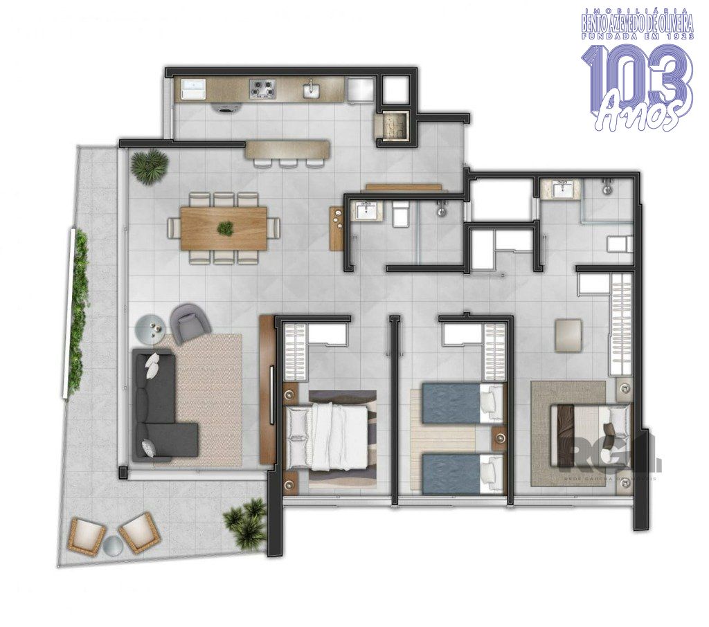 Apartamento, 3 quartos, 106 m² - Foto 17