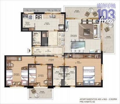 Apartamento, 3 quartos, 119 m² - Foto 12