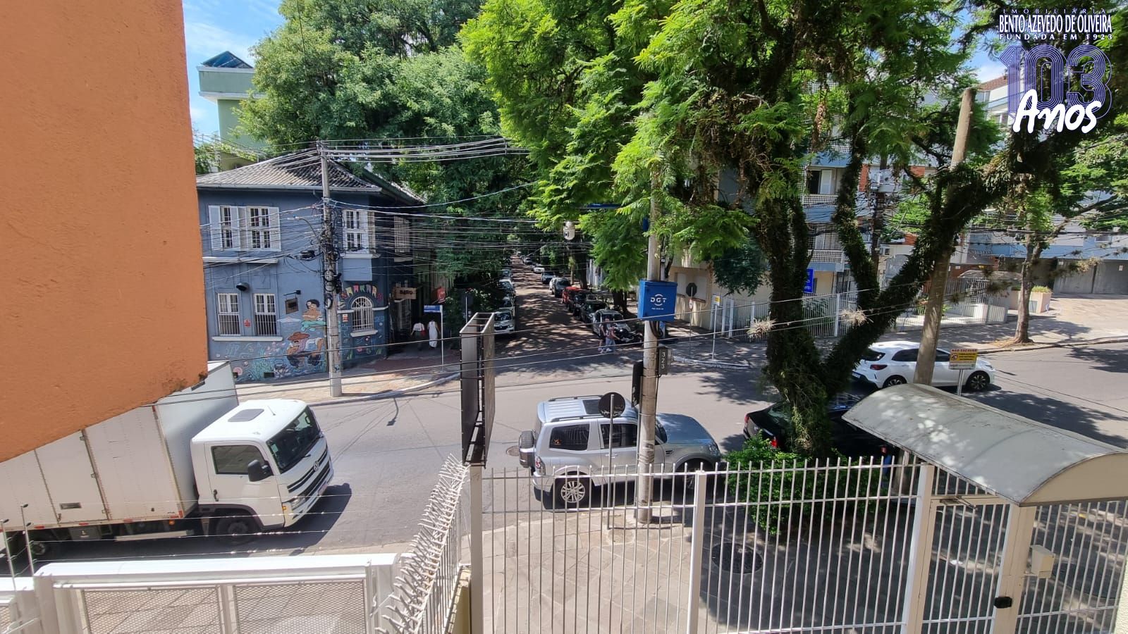 Vista da sacada esquina Gonçalo de carvalho